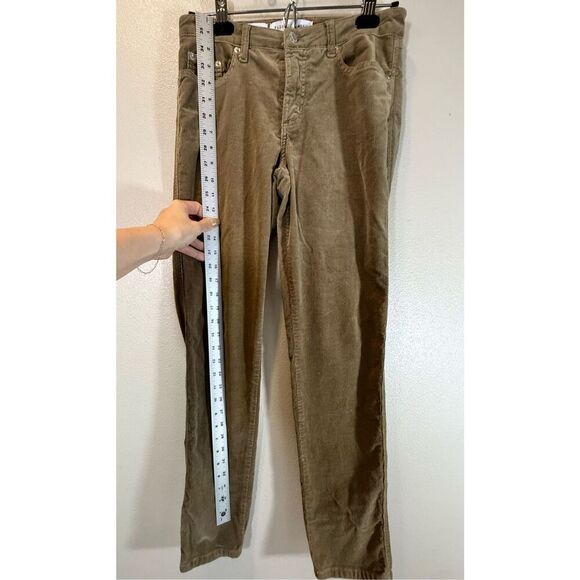 FABRIZIO GIANNI SLIM-FIT STRETCH TAWNY CORDUROY WOMENS SIZE 6 - Picture 8 of 13